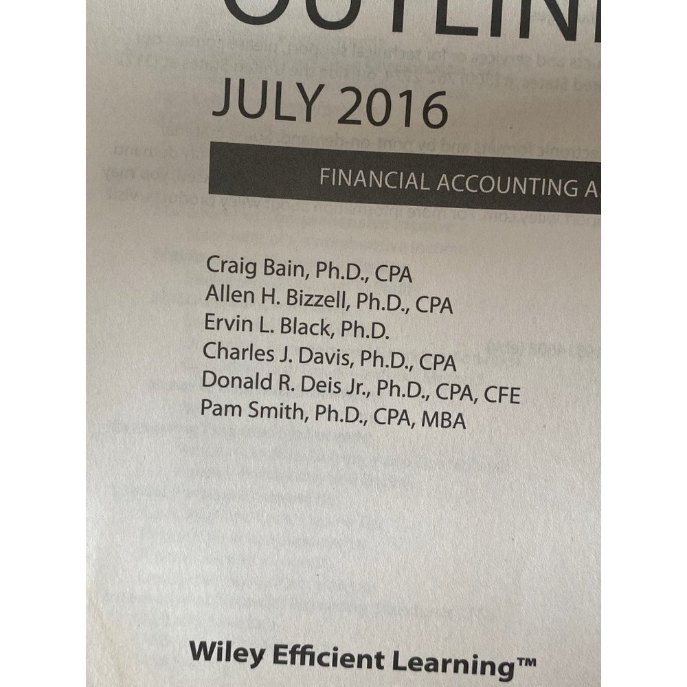 2016 Wiley CPAexcel EXAM REVIEW Study Guide - Picture 7 of 9